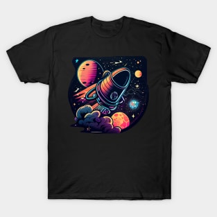 Cosmos cartoon art #cosmos T-Shirt